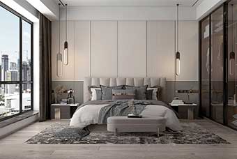 南昌现代风格-卧室