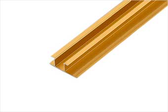 南昌航空纤维墙咔铝合金带灯中条（钛金氧化）